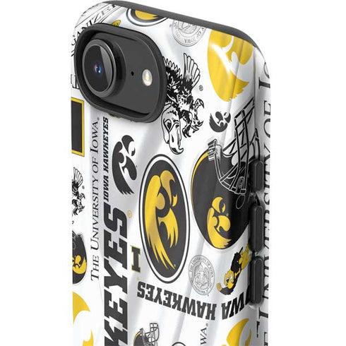 University of Iowa Hawkeyes Pattern iPhone 16e Impact Case
