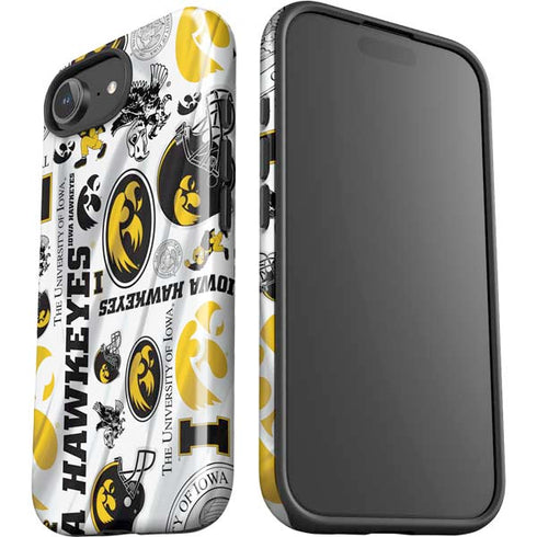 University of Iowa Hawkeyes Pattern iPhone 16e Impact Case
