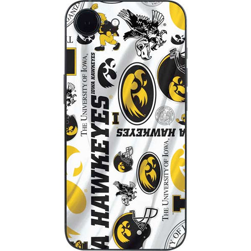 University of Iowa Hawkeyes Pattern iPhone 16e Skin