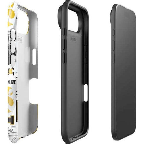 University of Iowa Hawkeyes Pattern iPhone 17 Air Impact Case