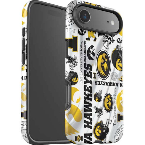 University of Iowa Hawkeyes Pattern iPhone 17 Air Impact Case
