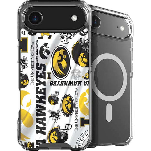 University of Iowa Hawkeyes Pattern iPhone 17 Air MagSafe Case