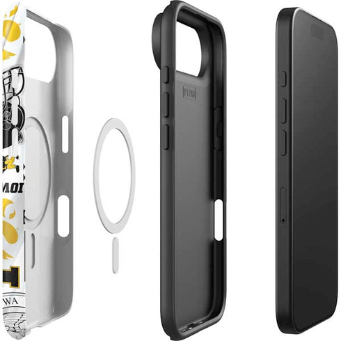 University of Iowa Hawkeyes Pattern iPhone 17 Air Magsafe Impact Case