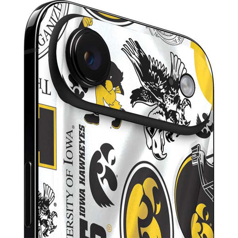 University of Iowa Hawkeyes Pattern iPhone 17 Air Skin