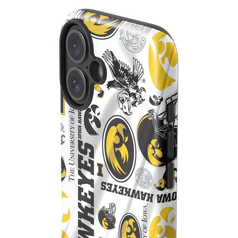 University of Iowa Hawkeyes Pattern iPhone 17 Impact Case