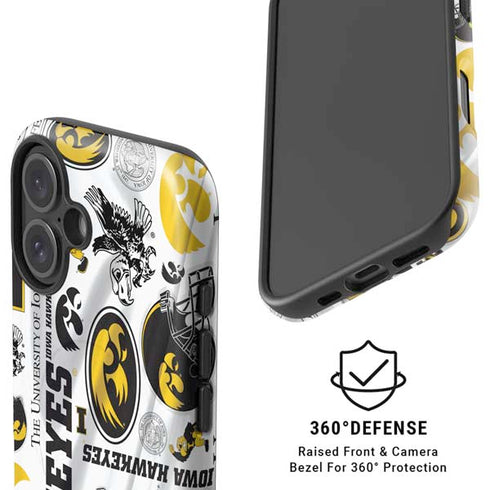 University of Iowa Hawkeyes Pattern iPhone 17 Magsafe Impact Case
