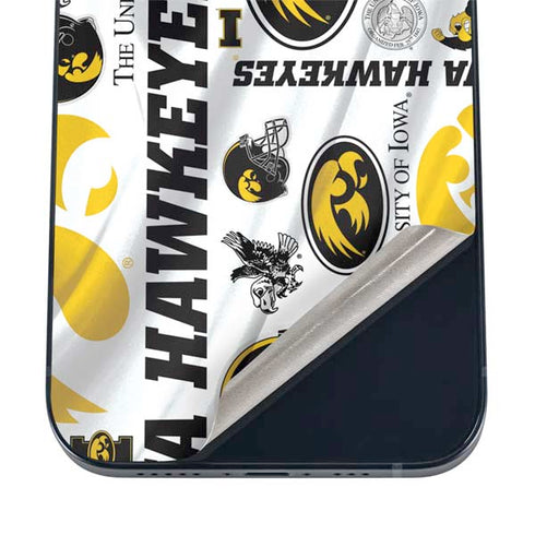 University of Iowa Hawkeyes Pattern iPhone 17 Pro Skin