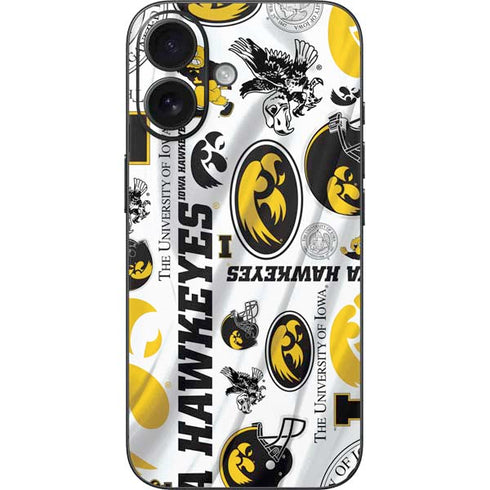 University of Iowa Hawkeyes Pattern iPhone 17 Skin