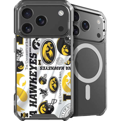 University of Iowa Hawkeyes Pattern iPhone 18 Pro Max MagSafe Case