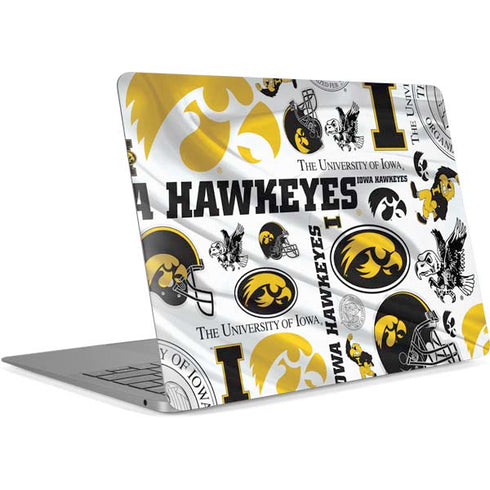 University of Iowa Hawkeyes Pattern Apple MacBook Air Skin