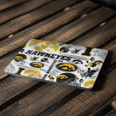 University of Iowa Hawkeyes Pattern Apple MacBook Air Skin
