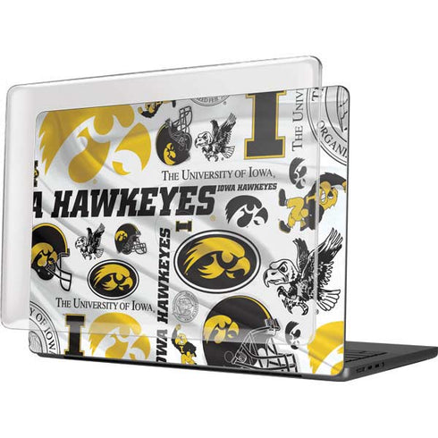 University of Iowa Hawkeyes Pattern MacBook Pro 14in (2021-24) Case plus Skin