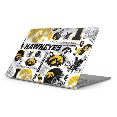 University of Iowa Hawkeyes Pattern Apple MacBook Pro 16-inch Skin