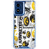 University of Iowa Hawkeyes Pattern Moto G 5G (2024) Clear Case