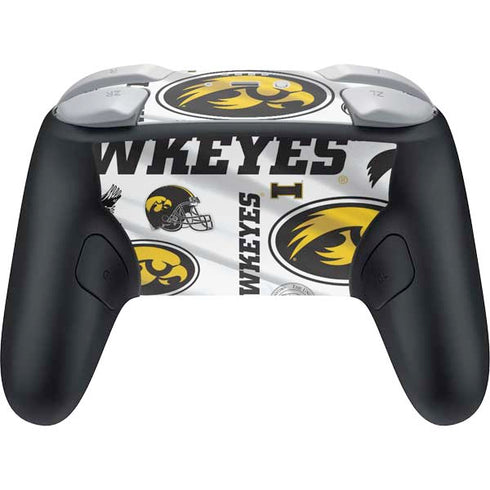 University of Iowa Hawkeyes Pattern Nintendo Switch 2 (2025) Pro Controller Skin