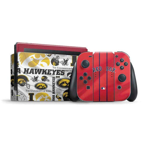University of Iowa Hawkeyes Pattern Nintendo Skins