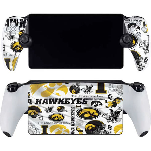 University of Iowa Hawkeyes Pattern PlayStation Portal Remote Player Skin