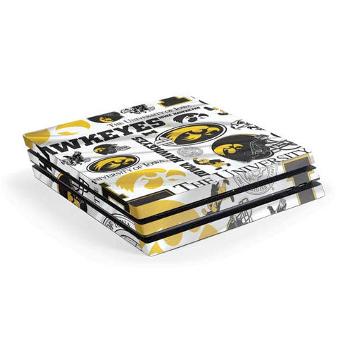 University of Iowa Hawkeyes Pattern PlayStation PS4 Skins