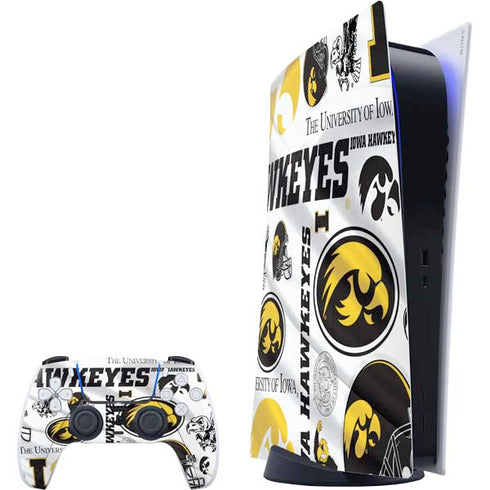 University of Iowa Hawkeyes Pattern PlayStation PS5 Skins