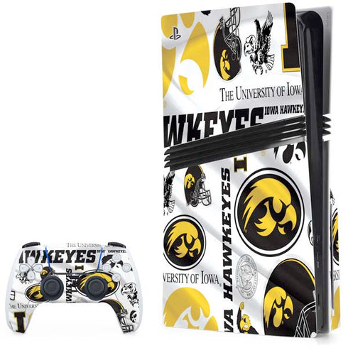 University of Iowa Hawkeyes Pattern PlayStation PS5 Skins