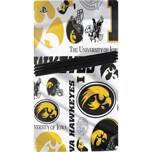 University of Iowa Hawkeyes Pattern PS5 Pro Disk Bundle Skin