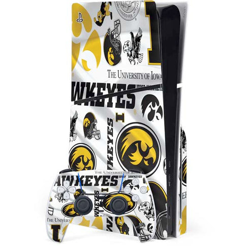 University of Iowa Hawkeyes Pattern PlayStation PS5 Skins