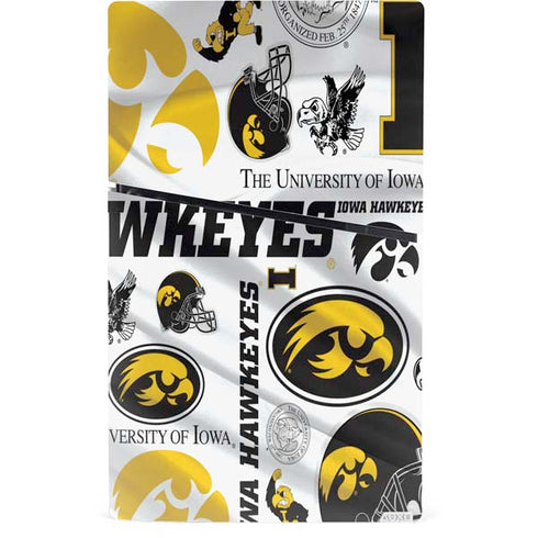 University of Iowa Hawkeyes Pattern PS5 Slim Digital Edition Console Skin
