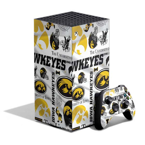 University of Iowa Hawkeyes Pattern XBox Series X Digital Edition Bundle Skin