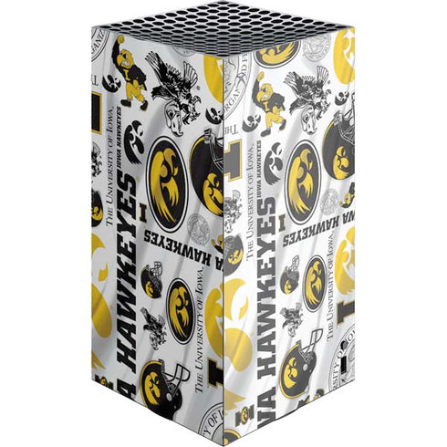 University of Iowa Hawkeyes Pattern XBox Series X Digital Edition Console Skin