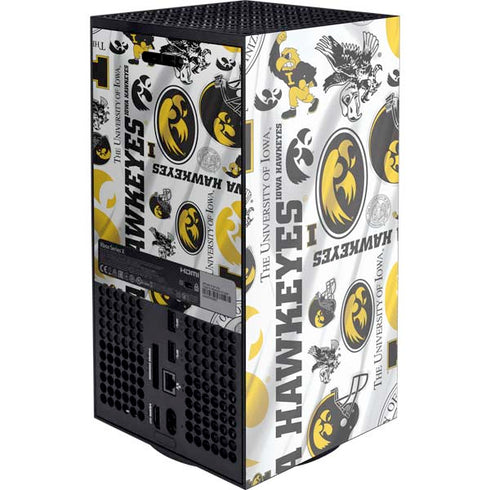 University of Iowa Hawkeyes Pattern XBox Series X Digital Edition Console Skin