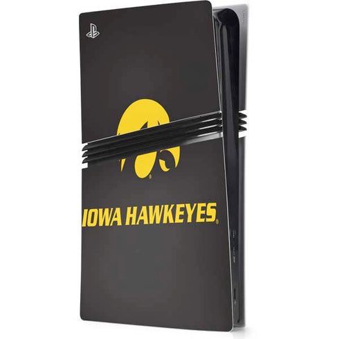 University of Iowa Hawkeyes PS5 Pro Console Skin