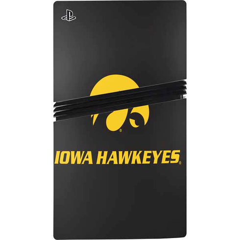 University of Iowa Hawkeyes PS5 Pro Disk Bundle Skin