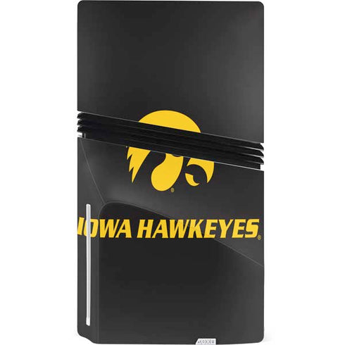 University of Iowa Hawkeyes PS5 Pro Disk Console Skin