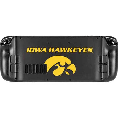 University of Iowa Hawkeyes Steam Deck Handheld Gaming Computer Skin