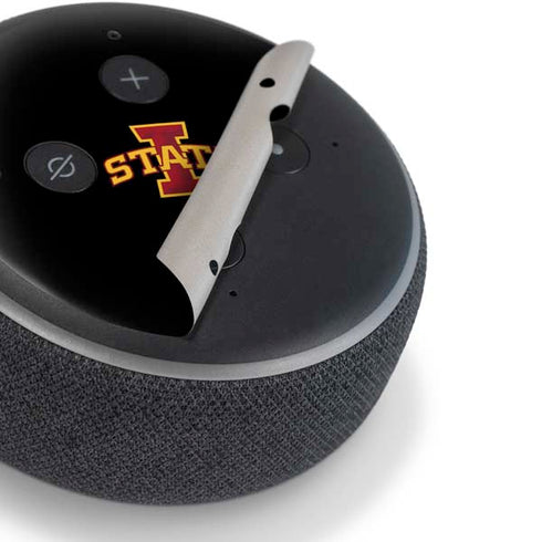 Iowa State University Primary Logo Black Amazon Echo Dot Skin