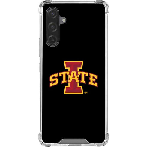 Iowa State University Primary Logo Black Galaxy A17 Clear Case