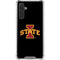 Iowa State University Primary Logo Black Galaxy A17 Clear Case