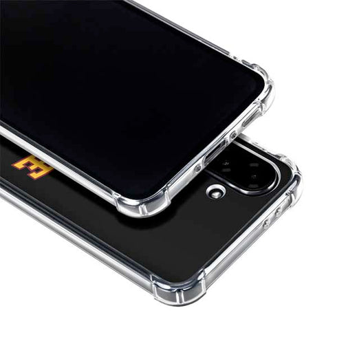 Iowa State University Primary Logo Black Galaxy A36 5G Clear Case