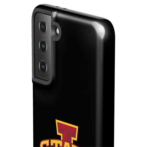 Iowa State University Primary Logo Black Galaxy S21 FE Pro Case
