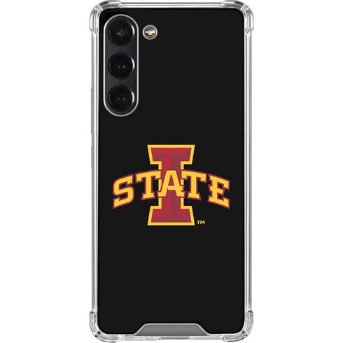 Iowa State University Primary Logo Black Galaxy S24 FE Clear Case