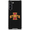 Iowa State University Primary Logo Black Galaxy S24 FE Clear Case