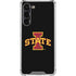 Iowa State University Primary Logo Black Galaxy S24 FE Clear Case