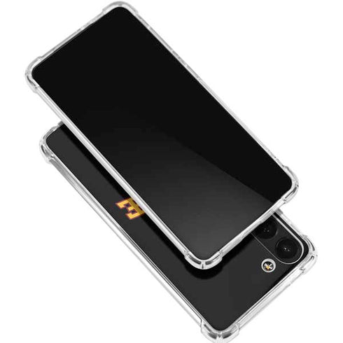 Iowa State University Primary Logo Black Galaxy S24 FE Clear Case