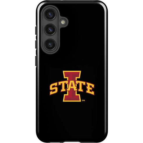 Iowa State University Primary Logo Black Galaxy S25 Impact Case