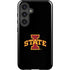 Iowa State University Primary Logo Black Galaxy S25 Impact Case