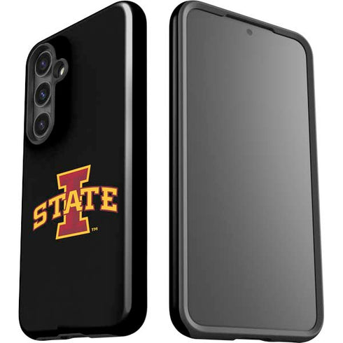 Iowa State University Primary Logo Black Galaxy S25 Impact Case