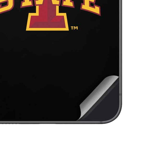 Iowa State University Primary Logo Black Galaxy S25 Plus Skin