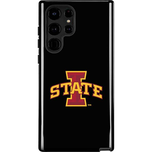 Iowa State University Primary Logo Black Galaxy S25 Ultra Impact Case