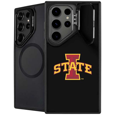 Iowa State University Primary Logo Black Galaxy S24 Ultra Kickstand Case