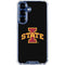 Iowa State University Primary Logo Black Galaxy S25 Clear Case